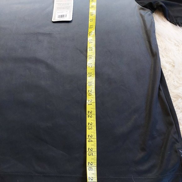 Elevate Sport Men's One for All Black and White Gradient Short Sleeve Polo Shirt - Picture 4 of 9